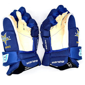 Bauer Pro Team - Gants Pro Stock (bleu roi/bleu bébé)